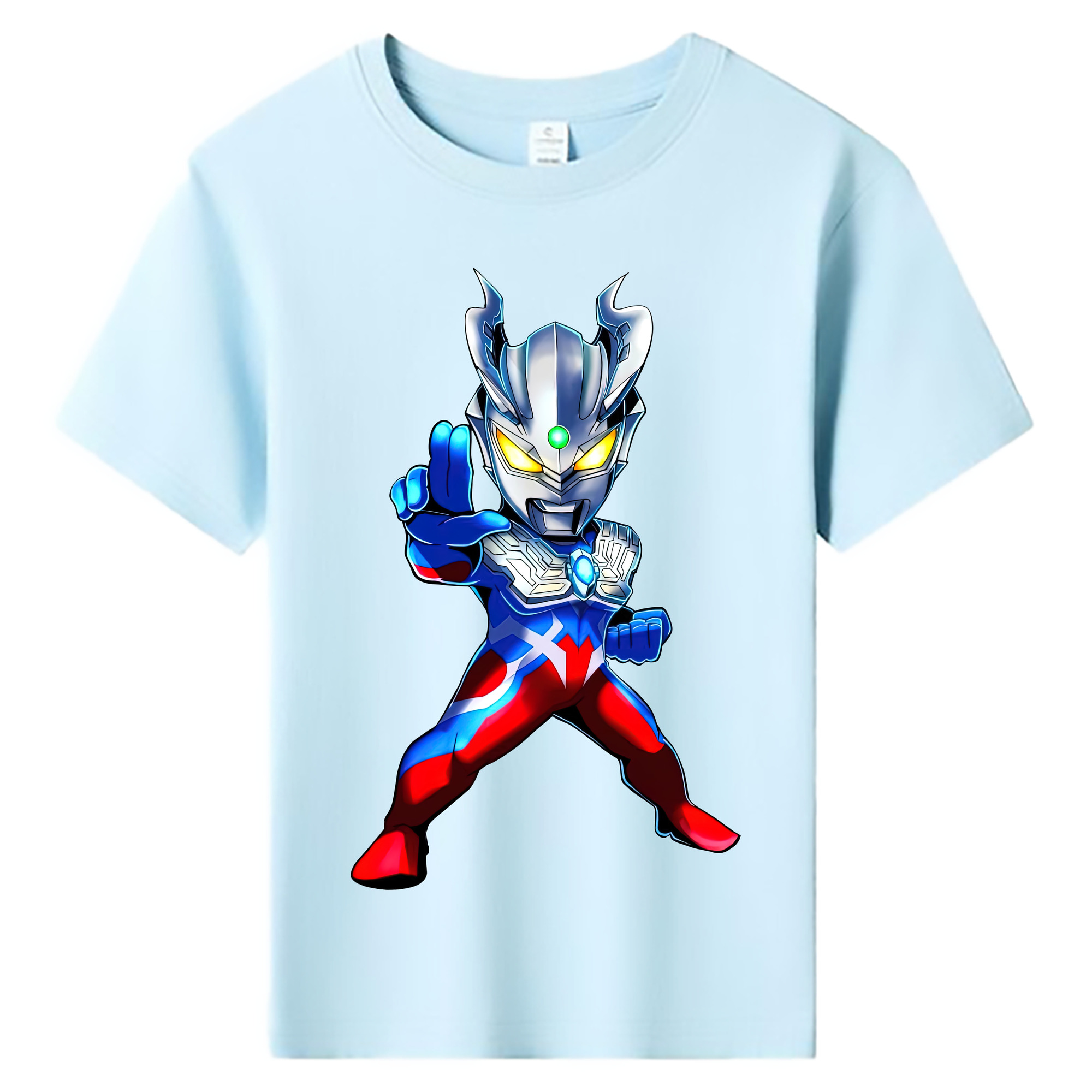 （画像用） ウルトラマン Ultraman 綿100％キッズTシャツ（フロントプリント）